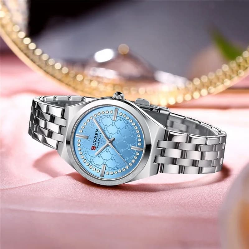 CURREN 9096 eleganti orologi al quarzo per donna lusso impermeabile moda semplice quadrante piccolo orologio da polso casual da donna reloj mujer