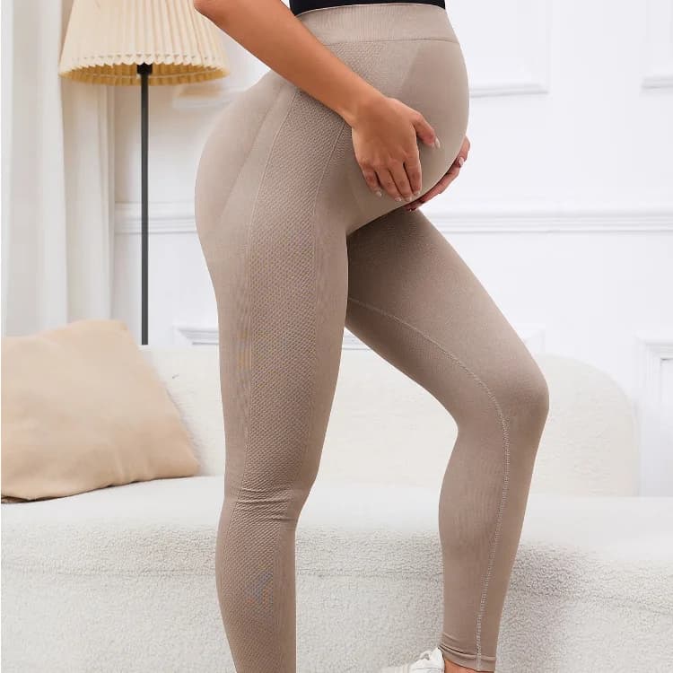 Pants Leggings Premaman Slim Fit Comfortable Three-quarters Casual for Pregnancy Women, Other Materials, Spring 2024