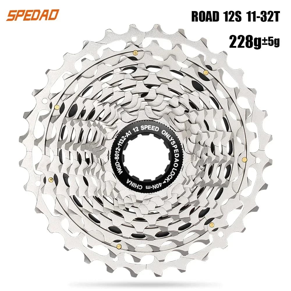 2025 SPEDAO 12S Bike CASSETTES Road Bike CNC 11-32T Freeewheel Hub Super Light Road K7 12v Cycling Flywheel Bicycle Parts