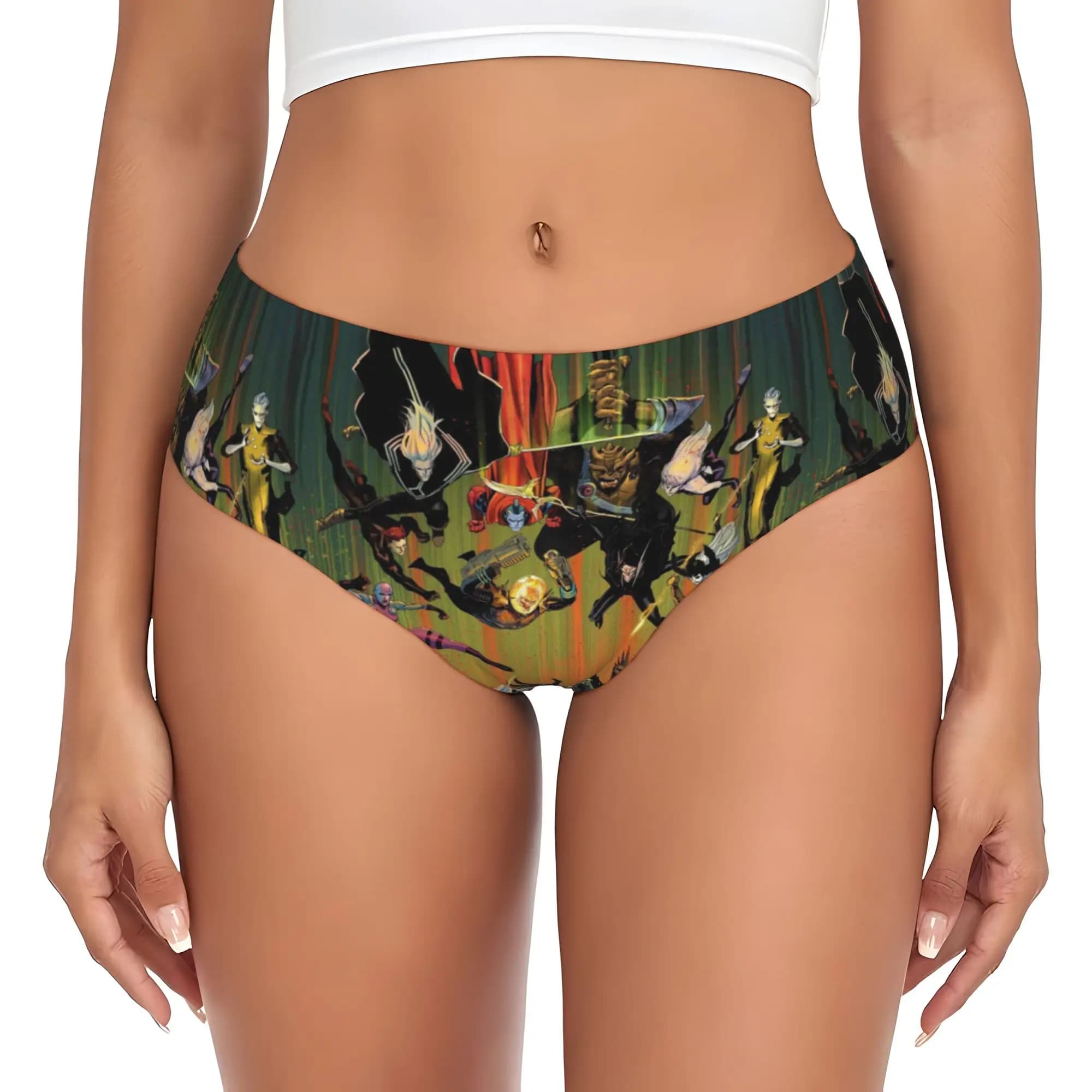Mutandine personalizzate da donna The Guardians Of Anime The Galaxy, biancheria intima morbida da donna