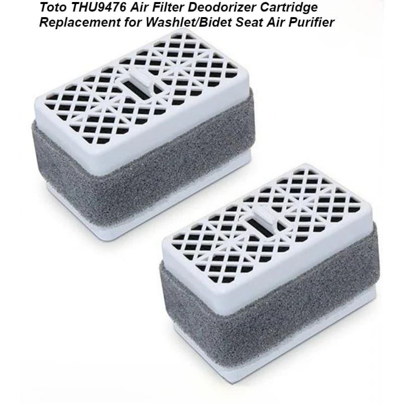 Cartuccia Deodorante per Filtro Aria Toto THU9476 | Ricambio per Purificatore d'Aria per Sedile WC/Bidet