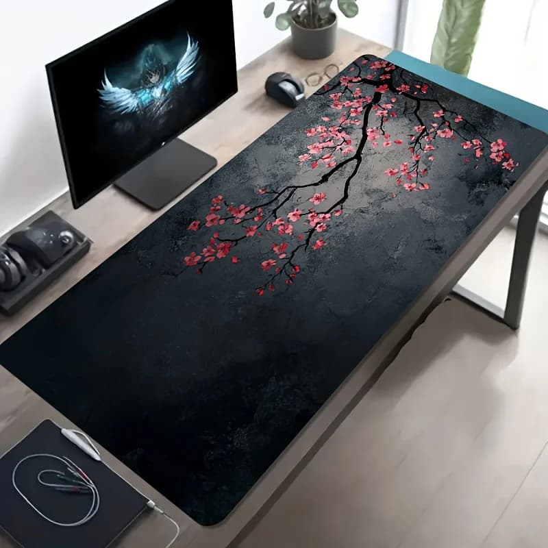 Tappetino da Scrivania Antiscivolo Resistente alle Intemperie, Tappetino per Mouse da Gaming per Tastiera PC Gamer e Zone di Gioco all'Aperto