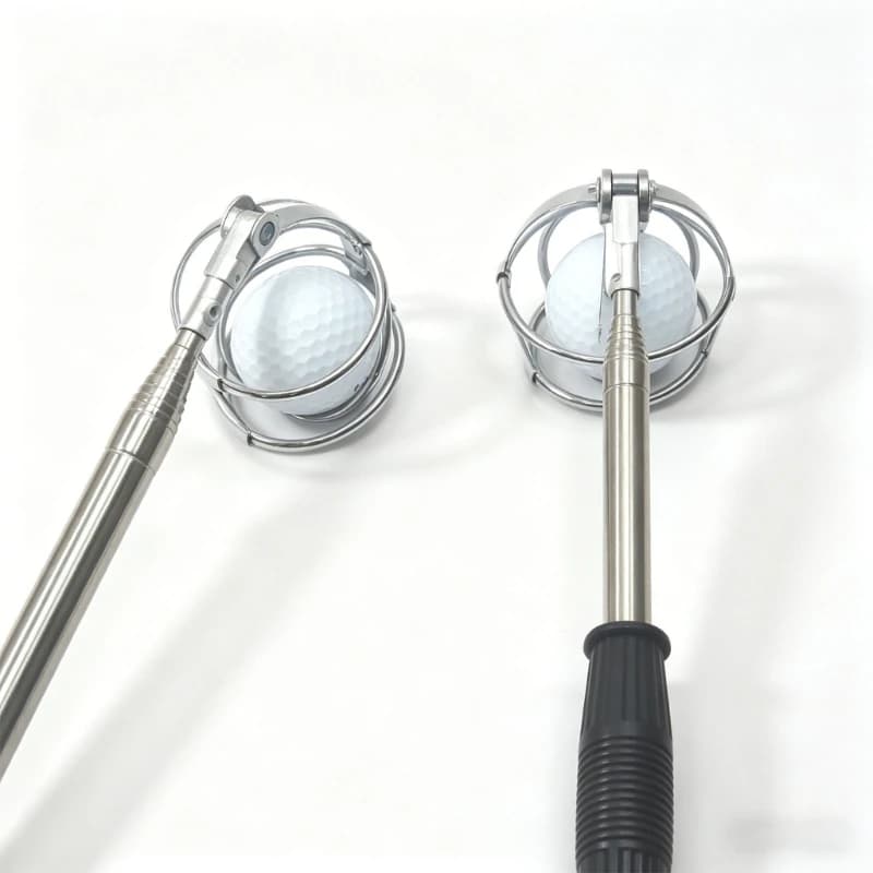 Metal Golf Ball Collector Extendable Design For Simple Collection During Play