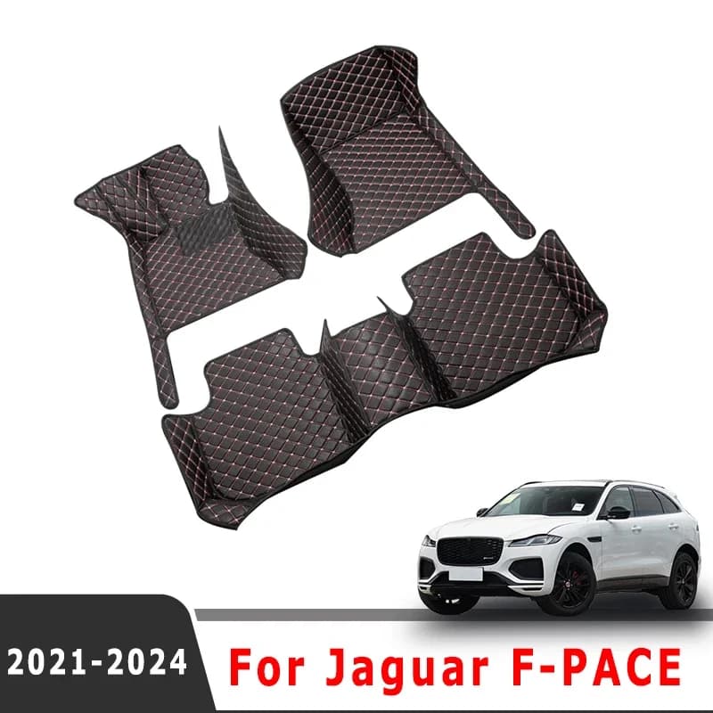 Car Floor Mats Trunk Carpets For Jaguar F-PACE F PACE FPACE 2024 2023 2022 2021 Auto Accessories Interior Parts Replacement Rugs