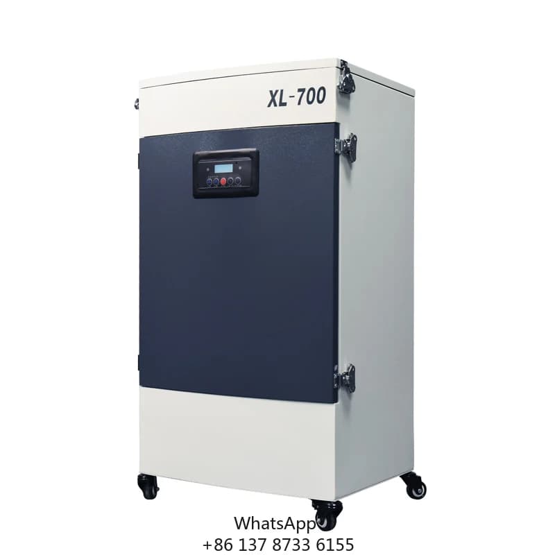 Estrattore di fumi professionale 700W 0,3μm 99,97% con filtro HEPA H13 + filtro al carbonio per taglio/incisione/saldatura laser Co2