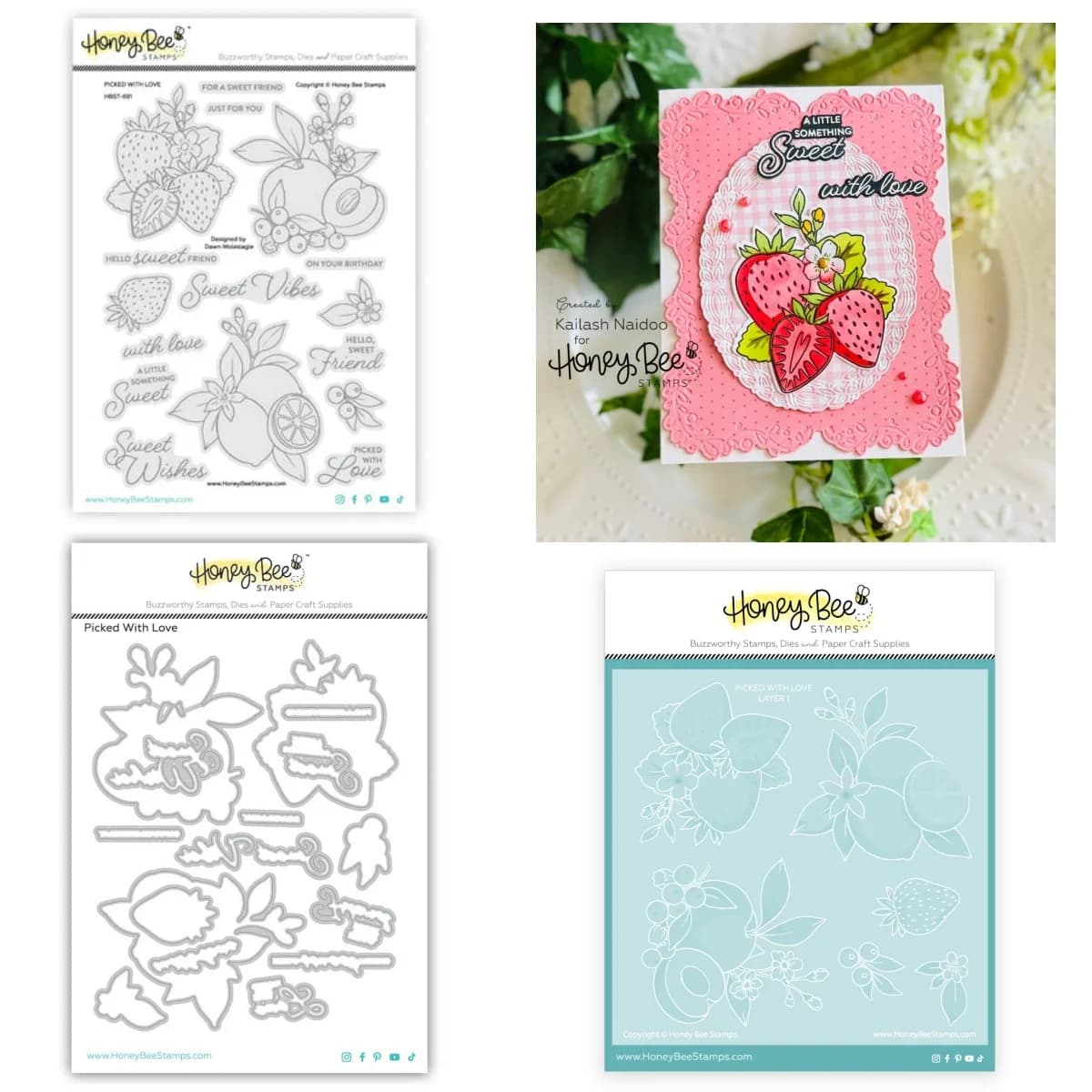 July 2026 Picked With Love Fruit Metal Cutting Dies Clear Stamps Stencil for DIY Decorating Scrapbook Gift Card Embossing Craft
