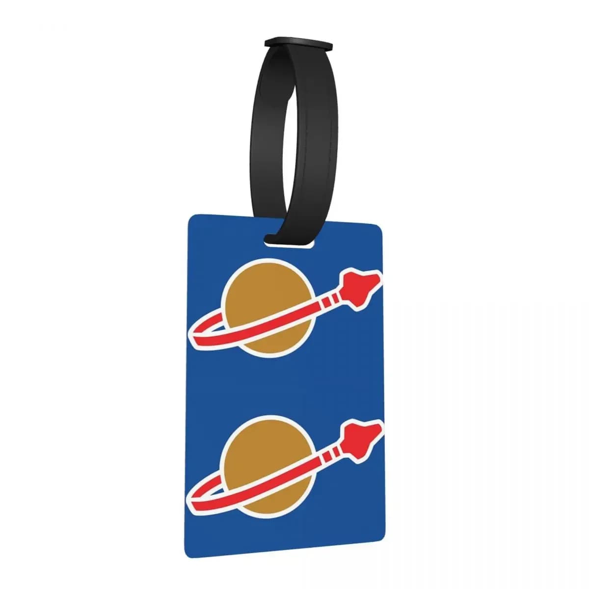 Classic Space Log Etichette per bagagli Accessori per valigie Viaggio Bagagli portatili Etichetta d'imbarco Porta etichette ID Nome Indirizzo