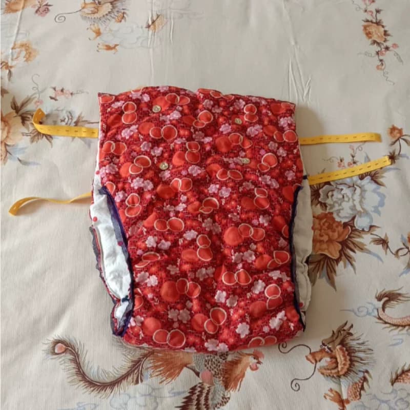 Handmade Adult Cotton Diaper Pad ABDL Soft Comfortable Thicken Nappies Padding Breathable Washable Print Cloth Diapers