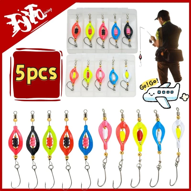 1-5 pezzi Spinner Bait cucchiaio di metallo esche UV rotanti paillettes cucchiaio da spinning esca dura esca artificiale spigola con gancio attrezzatura da pesca
