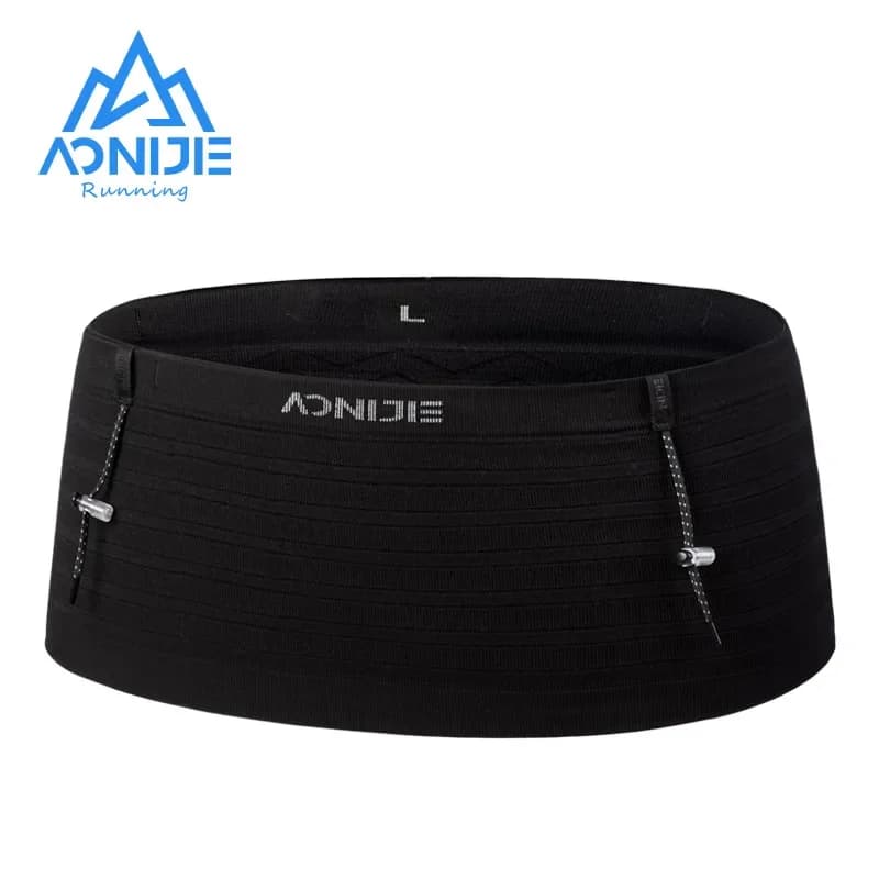 AONIJIE W8116 E4201 New sporty stretch fabric marsupio race number belt for triathlon cycling mountaineering
