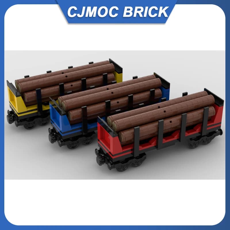 238 pz MOC UCS Legno Railwar Modello Building Block Treno Assemblaggio Mattoni FAI DA TE Giocattoli Per Il Collettore MOC- 197469