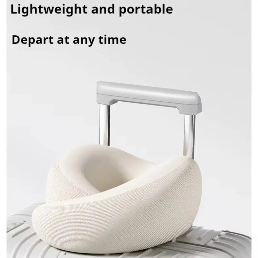 Slow Rebound U-Shaped Neck Pillow Adjustable Memory Foam Memory Foam Pillow Neck Support Washable Travel Neck Pillow Office Nap