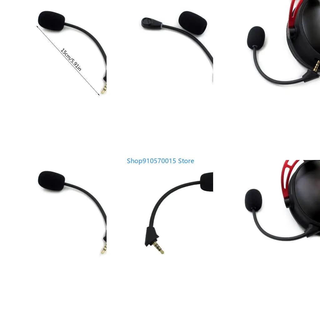 B95C Microphone for HyperX Cloud Wireless Gaming Headset, Detachable Mic Boom