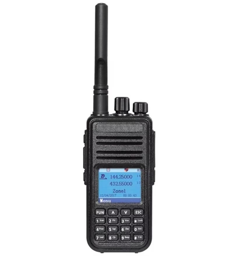 Ricetrasmettitore digitale palmare dual-band antipolvere con doppio slot e funzione ripetitore