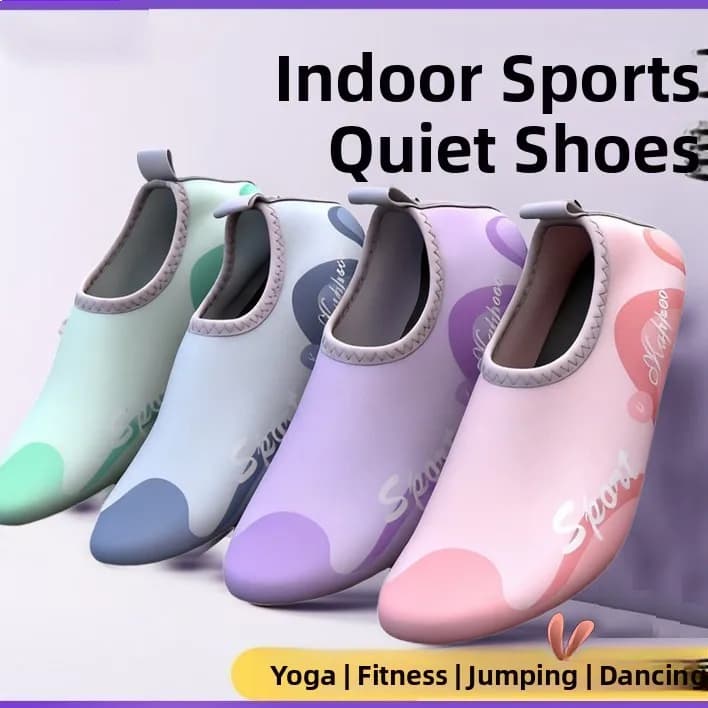 Indoor Yoga Shoes Anti-slip for Complete Training, Urti Absorption, Silent, Women's, For Dance and Salt with Corda, with Special Soft Sole