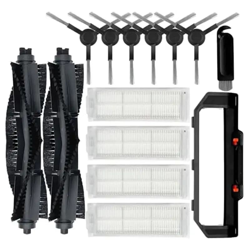 YCOC-Main Spazzola laterale con filtro Hepa per aspirapolvere robot WYZE WVCR200S Kit di parti di ricambio