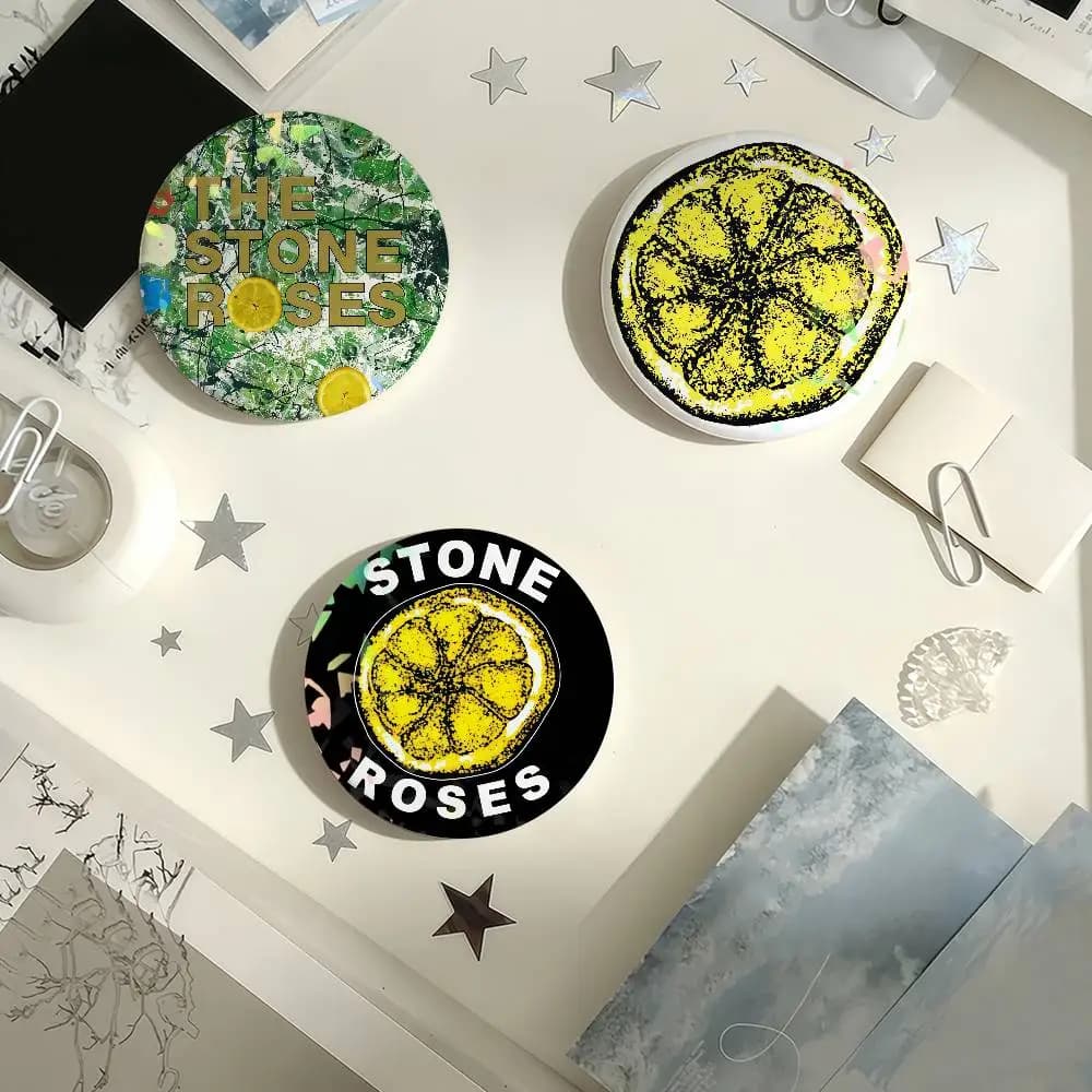 Spille Laser Artigianali Rock Band S-Stone R-Roses, Distintivi per Zaini, Regali, Decorazioni per Borse, Collezione per Fan