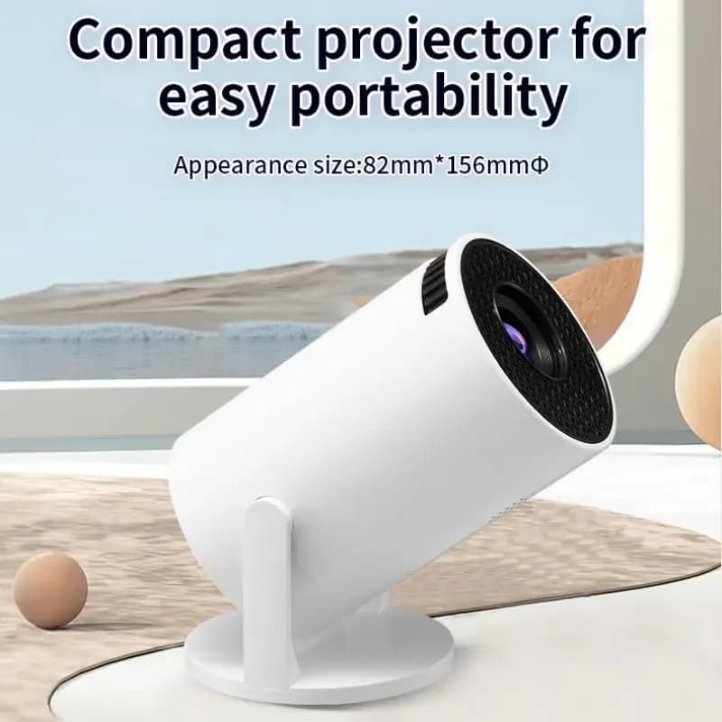 Micro Portable Home Projector - Wireless HD Small Screen Mobile Phone Home Theater Display