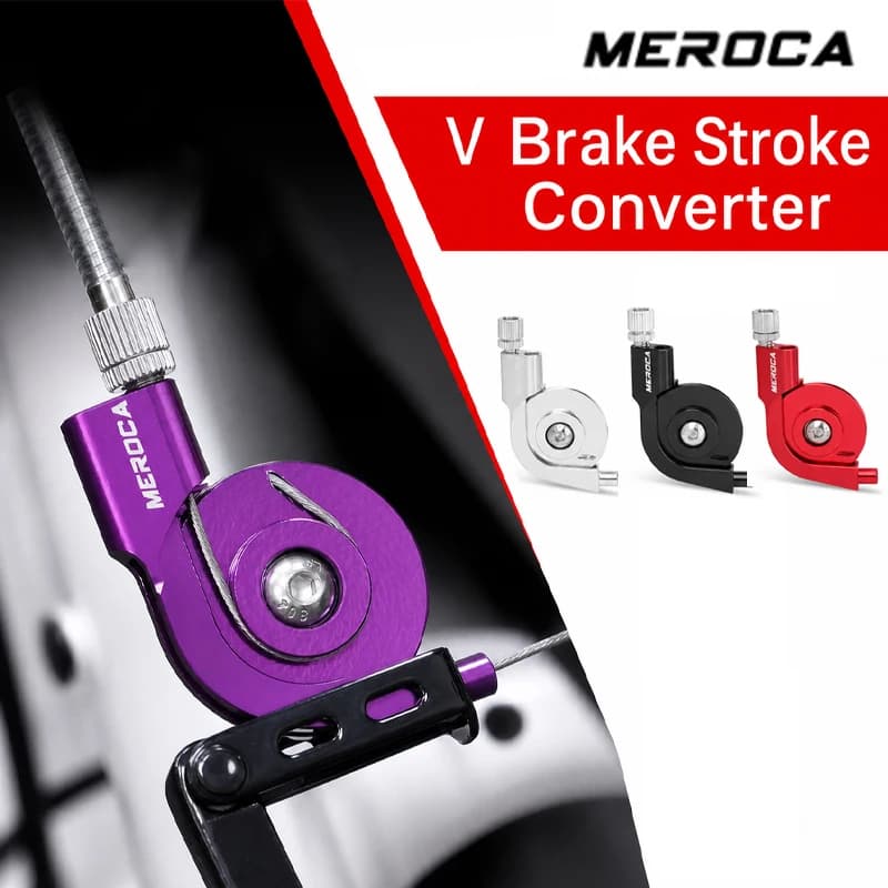 V Brake Stroke Converter Aluminum Alloy Lightweight CNC V Brake Adjuster for Road Folding Bike