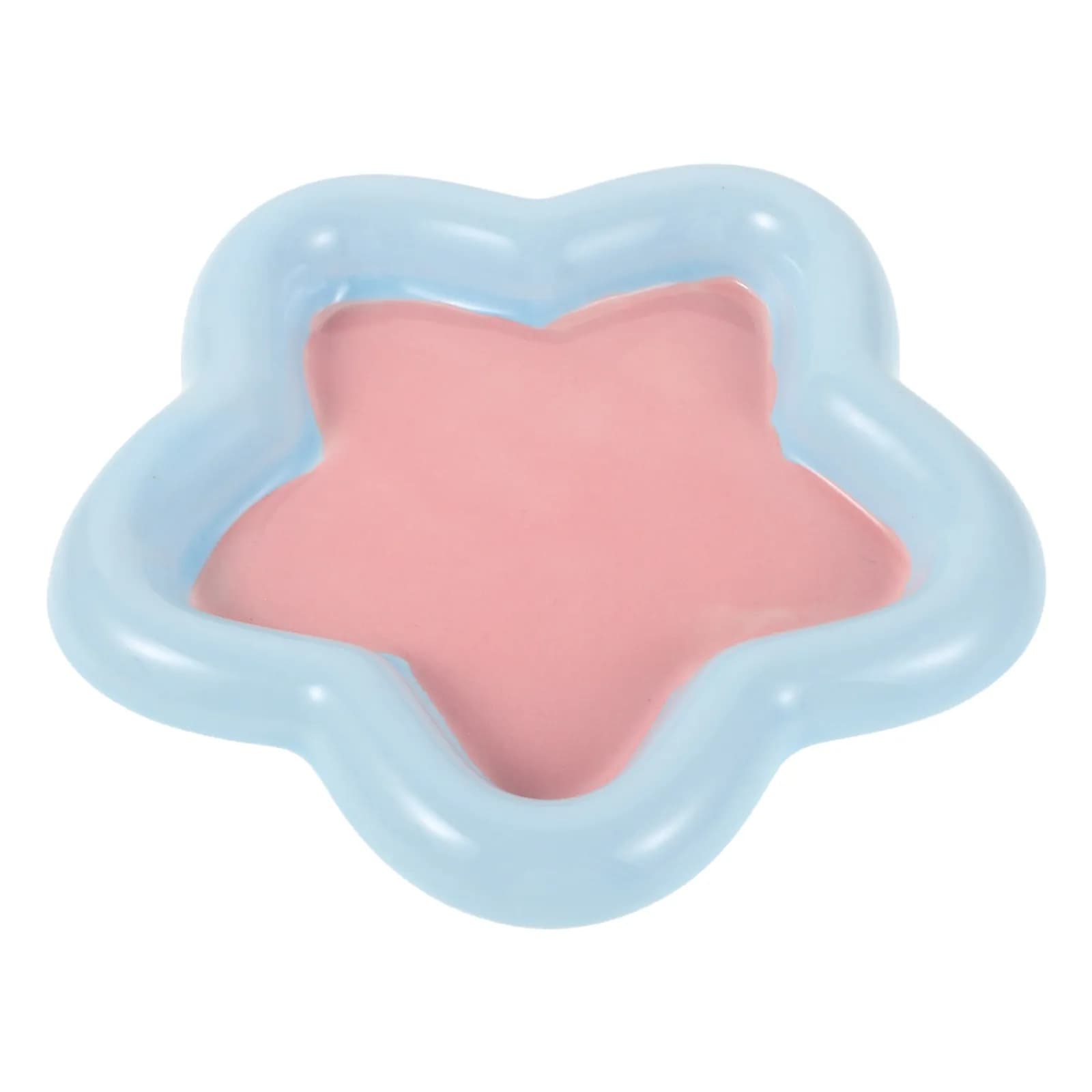 Ceramic Pet Bowl for Cats and Small Dogs Whisker-Friendly Shallow Food Water Dish Anti-Slip Stable Base Smooth Stain-Resistant