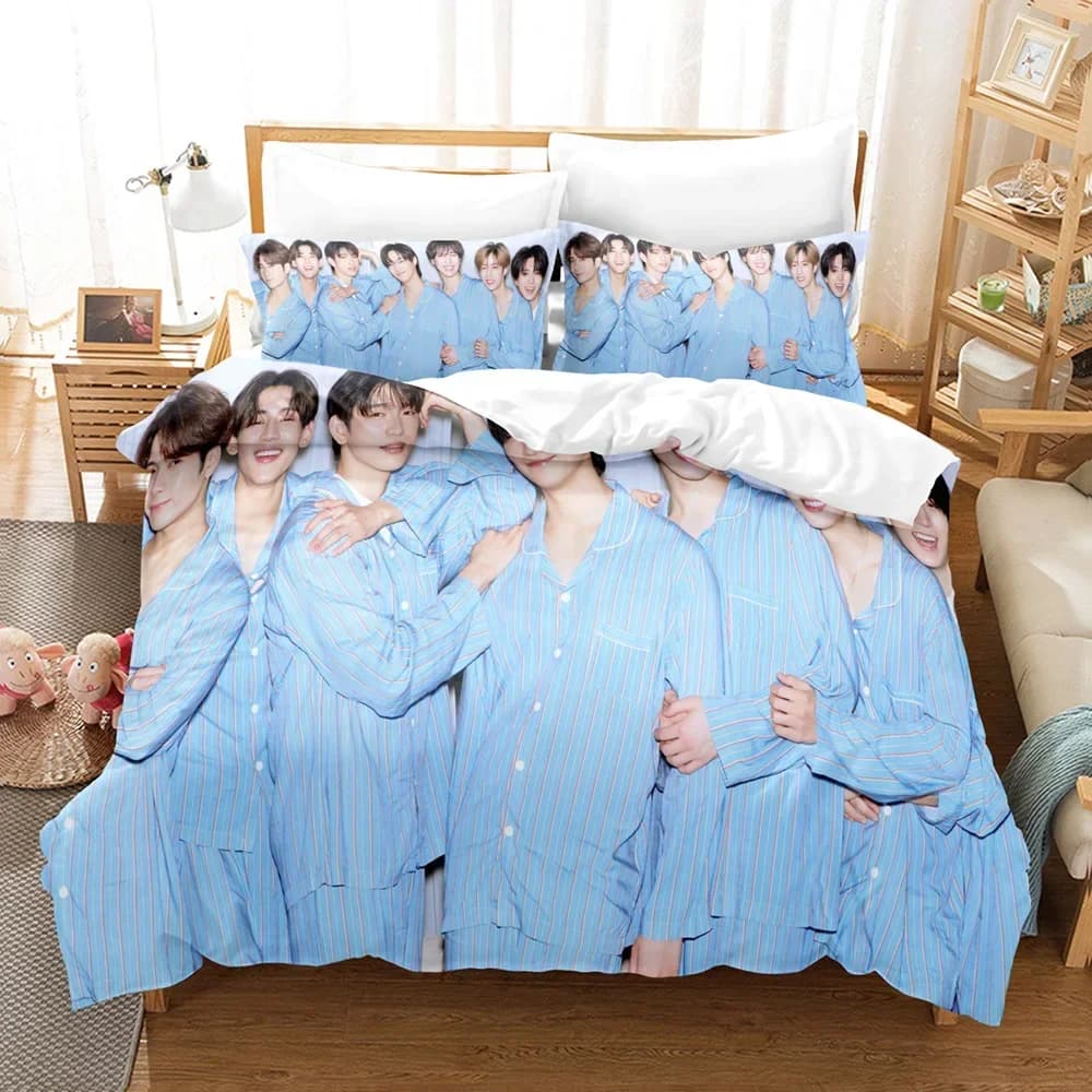 Set biancheria da letto Kpop GOT7 con stampa 3D Set biancheria da letto singolo doppio matrimoniale Queen King Cal King Size