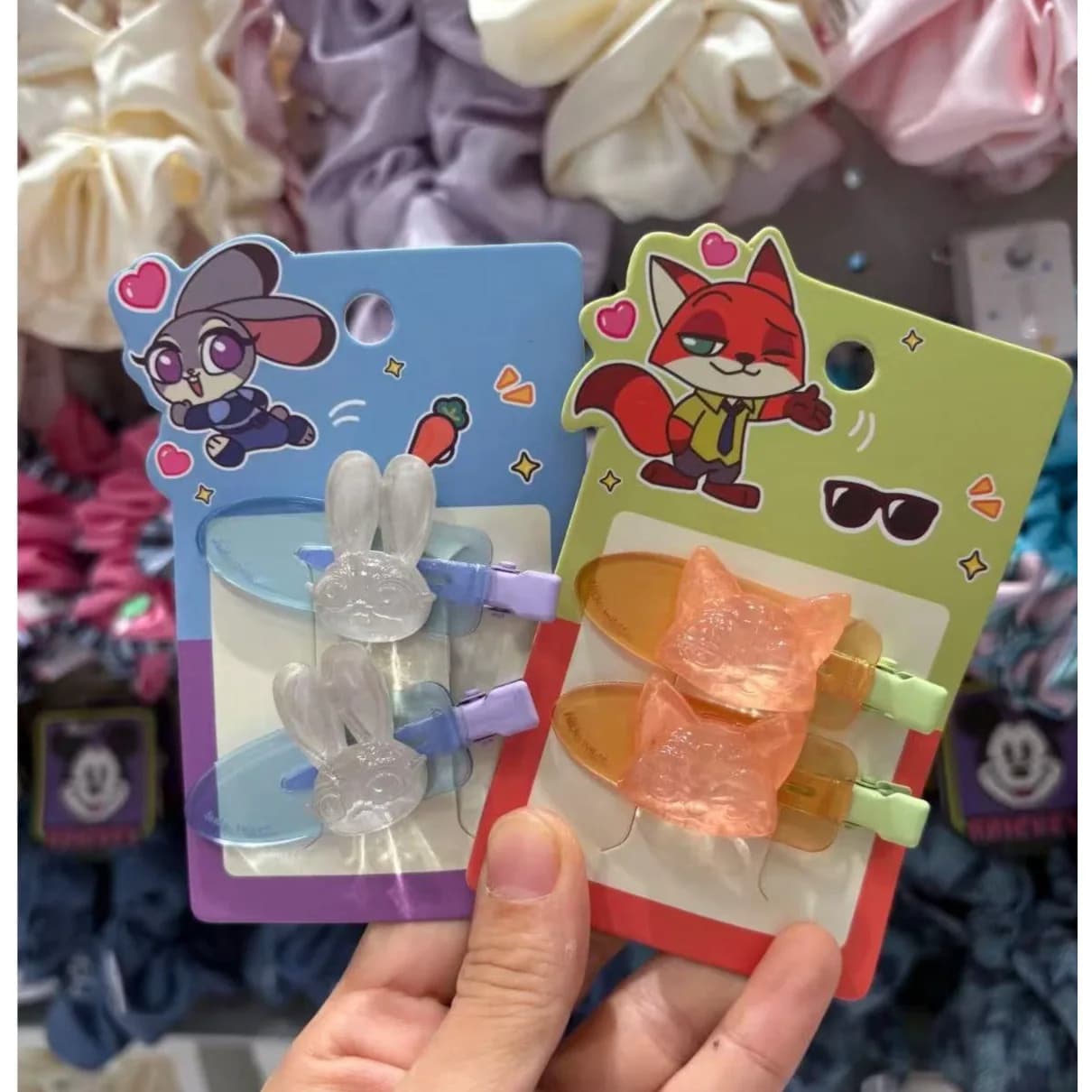 Zootopia Nick Judy Paw Popsicle Series Seamless Clips Sweet Girly Student Hair Accessories Copricapo Nice animal cartoon Fashion