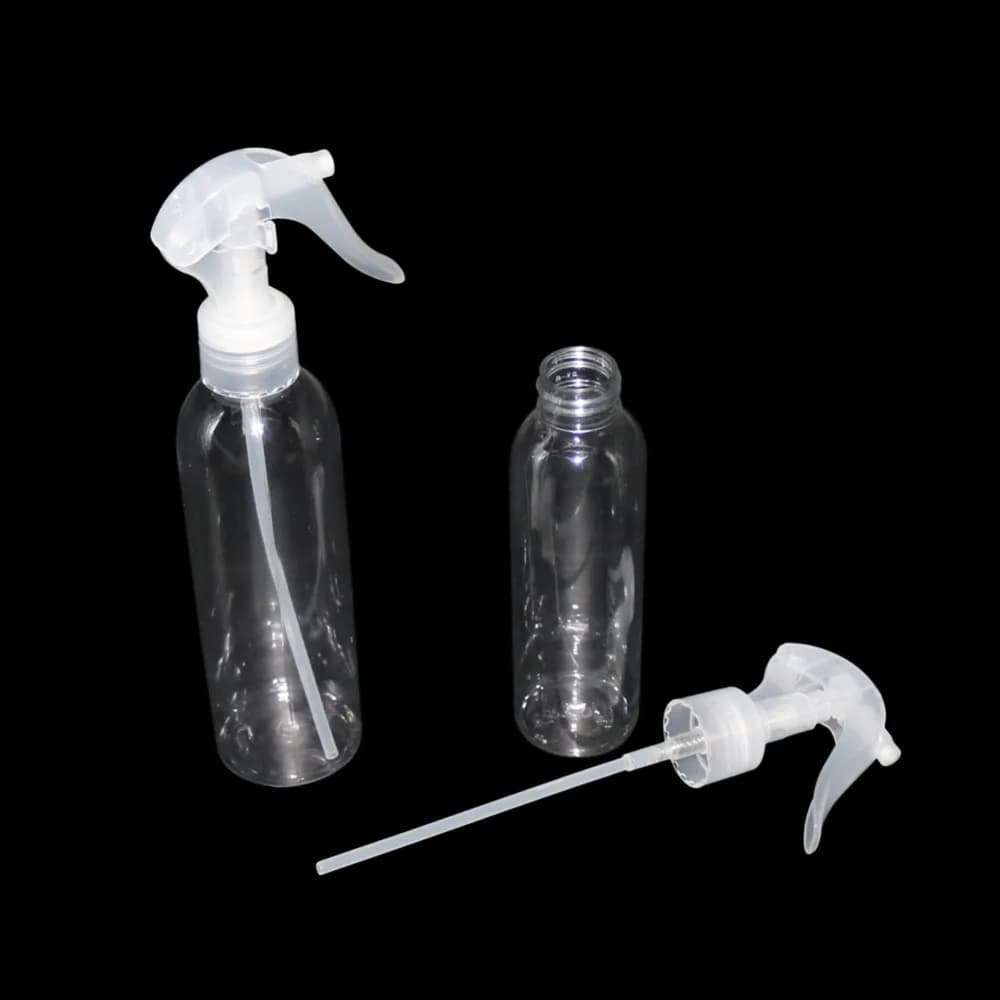 120ml Spruzzatore a grilletto Bottiglia spray vuota riutilizzabile in plastica trasparente Irrigazione delle piante Bottiglia atomizzatore idratante da viaggio portatile