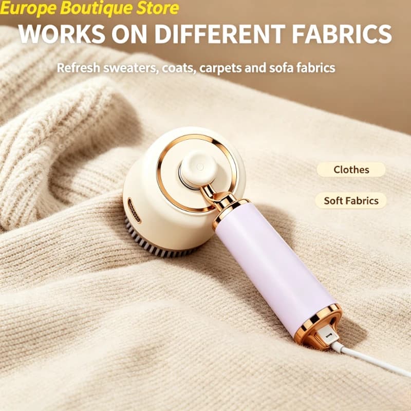 2‑in‑1 Rechargeable Fabric Shaver Large Surface Portable Lint Remover Clothes Pill Trimmer