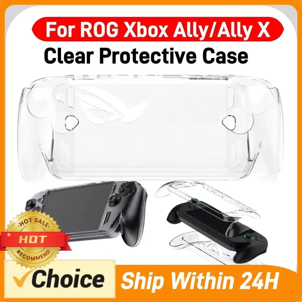Custodia Trasparente Antiurto per ROG Xbox Ally/Ally X, Protezione Antisudore, Accessori per Console di Gioco