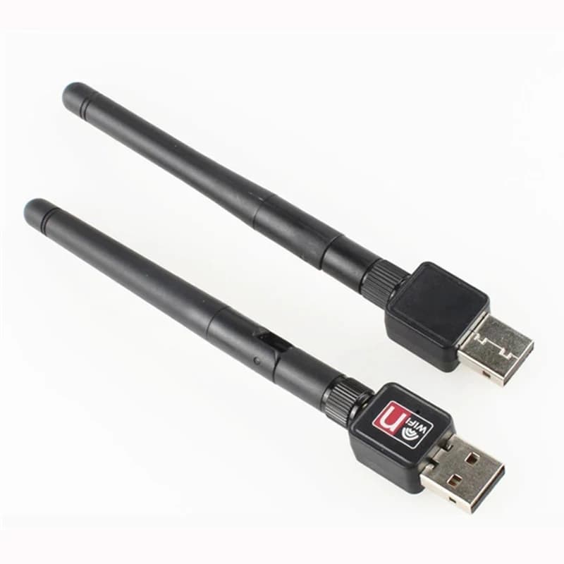 Adattatore WiFi USB wireless Scheda di rete antenna Wifi 600Mbps Ricevitore Ethernet Lan USB 2.4 5Ghz