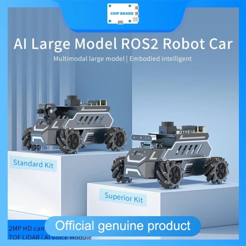Yahboom ROSMASTER M1 AI Robot Intelligente Embedded con Modello AI di Grandi Dimensioni, Supporto Ruote Mecanum e Controllo Jetson/Raspberry Pi/RDK X5