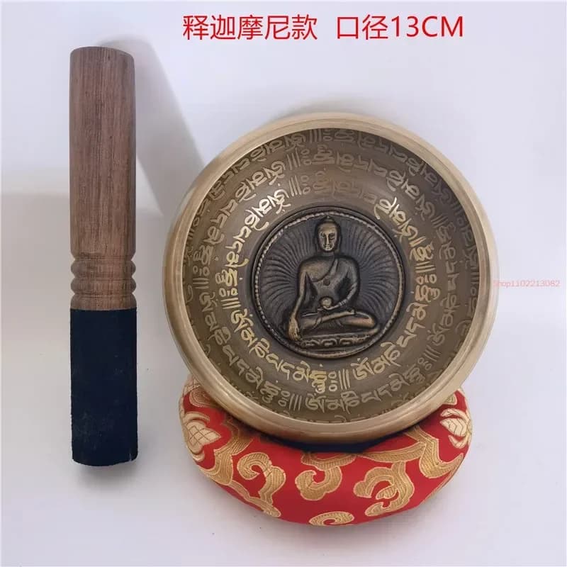 Nepalese Handmade Copper Bowl Buddha Sound Bowls Yoga Meditation Singing Bowl Set Sanskrit Meditate Music Therapy Tibetan Bowls