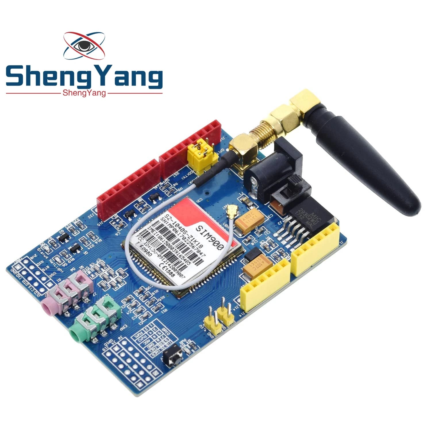 TZT 1/2/5 pezzi SIM900 850/900/1800/1900 MHz GPRS/GSM Kit modulo scheda di sviluppo per Arduino
