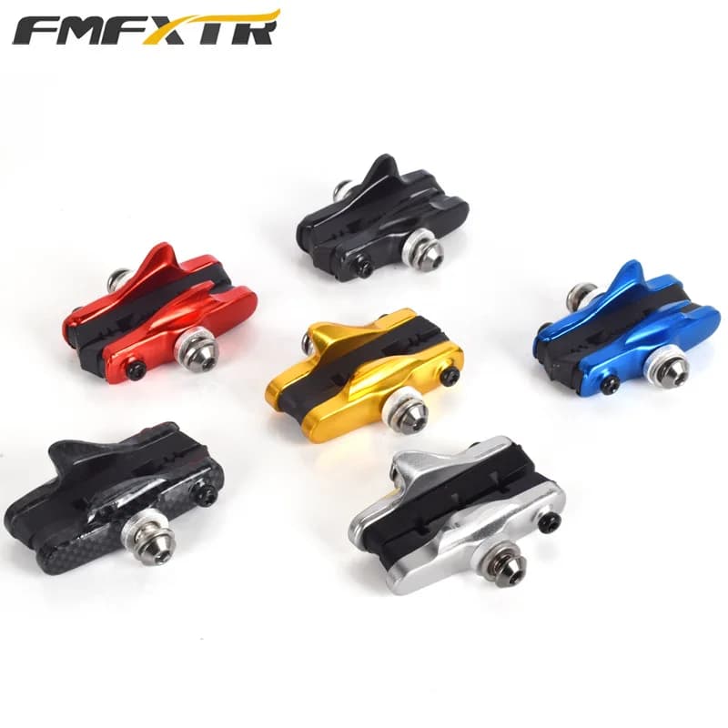 Bicycles road bikes C-brakes V-brakes aluminum alloy drawer style brake pads, replaceable brake rubber, brake pads, spare parts
