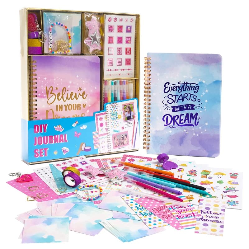 DIY Journal Kit Girl Hand Account Set Birthday Gift Scrapbook Diary Gift Box Creative Notebook Girl Notepad