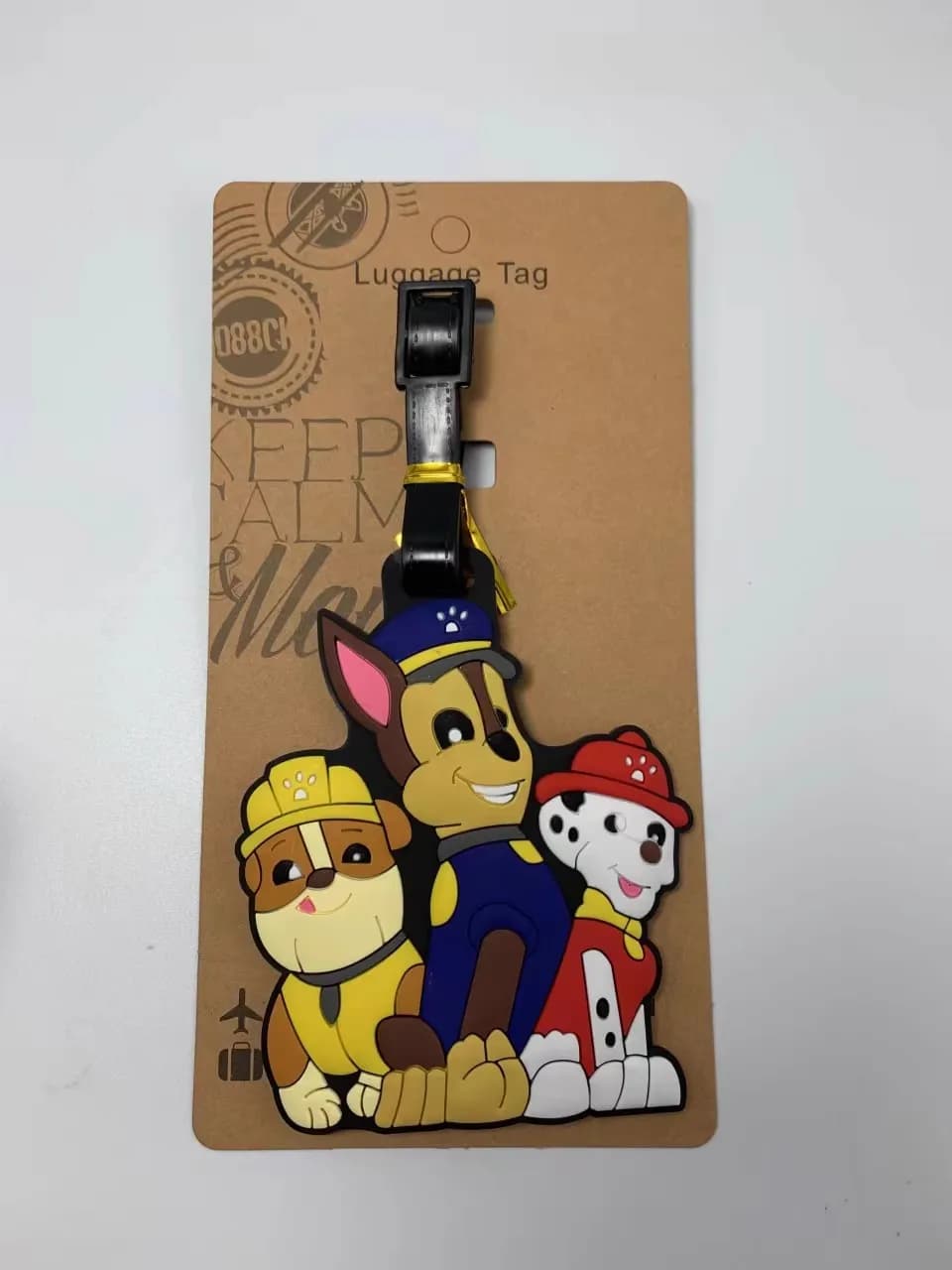 Paw Patrol Pup Power Etichetta per bagagli Gel di silice Valigia ID Indirizzo Titolare Etichetta d'imbarco per bagagli Etichetta portatile