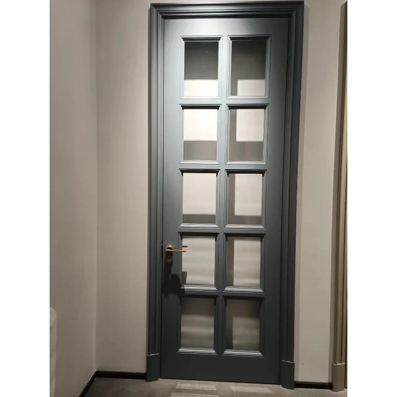 10 grid glass door paint mixed oil