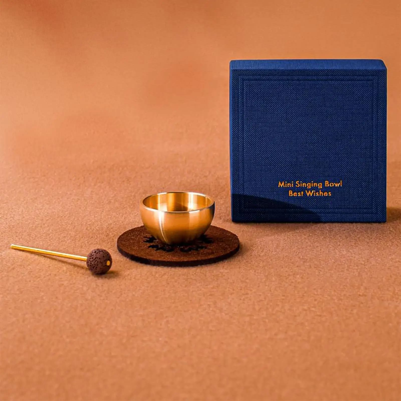Singing Bowl Set Portable Mini Stress Relief Instruments Sound Bowls For Healing For Stress Relief Self-Regulation Yoga
