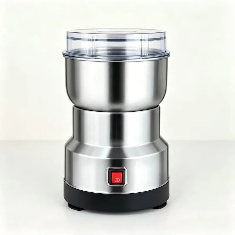 Electric Coffee Grinder Bean Spice Food Grade 240g Capacity Compact Design for Home Kitchen Use Efficient Grinding Machine