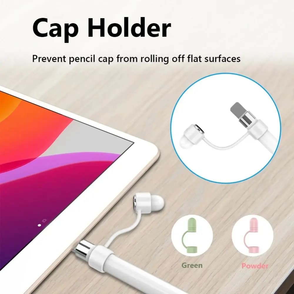 3 pezzi nuovo tappo per matita di ricambio custodia protettiva in silicone portapenne accessori per stilo punta per Apple Pencil 1