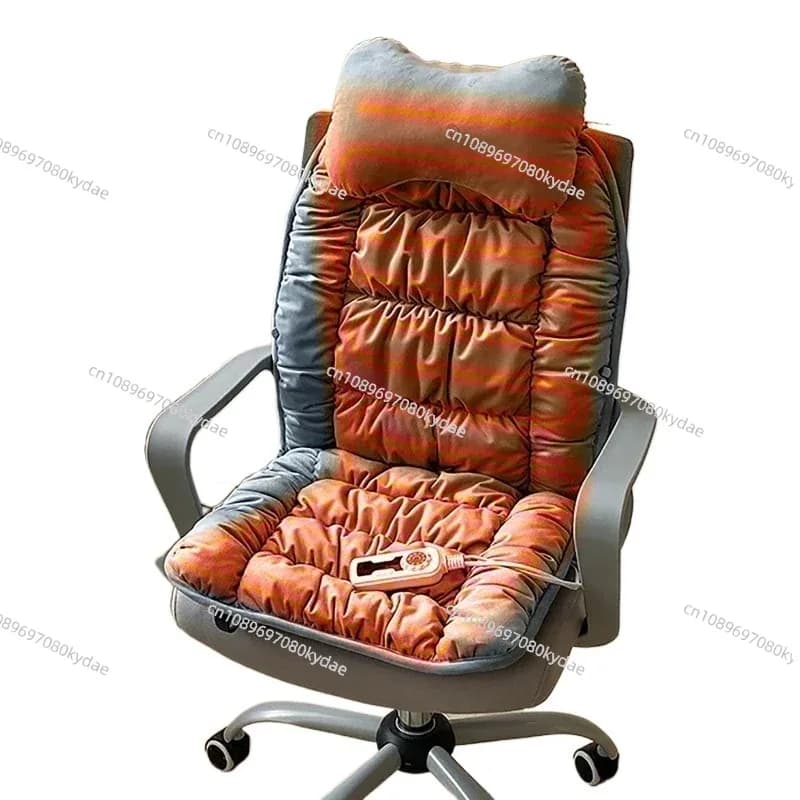 Electric Heating Mat Cushion Chair Office Warmer Blanket Timing Cushion Home Heating Back Integrated Seat Cushion Heating Pad