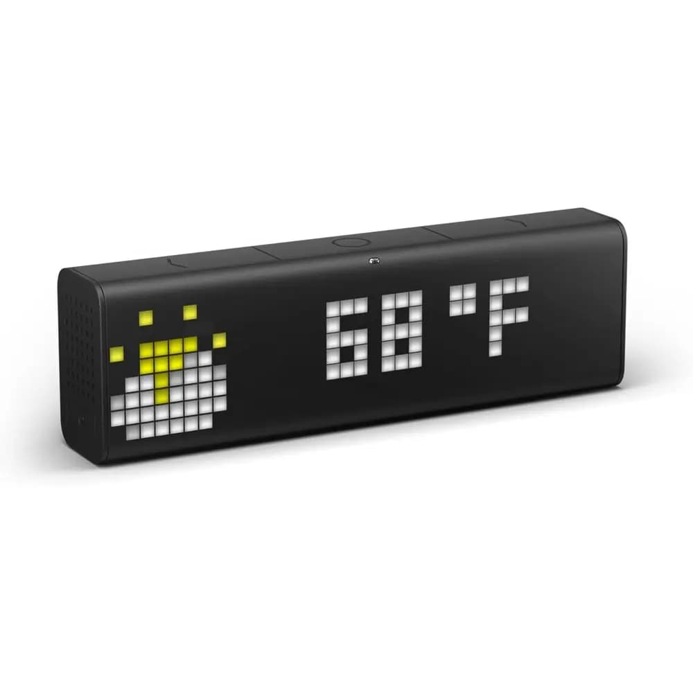 Altoparlante Bluetooth Pixel Art: Orologio Smart Home, Contatore Social Media, Display LED, Allarme Meteo