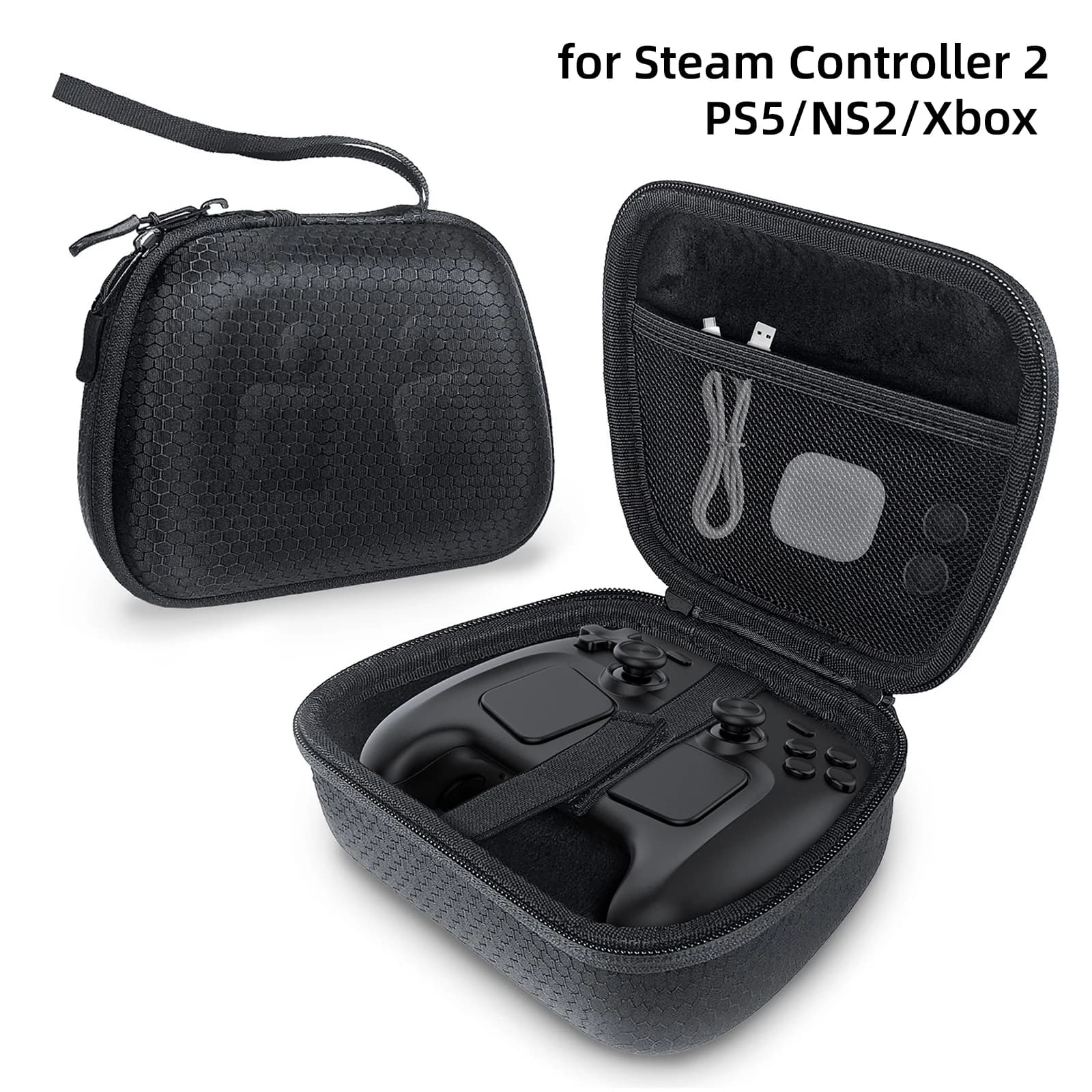 Borsa Universale per Controller di Gioco per Steam Controller 2, Custodia Impermeabile e Anti-Graffio in EVA per Accessori PS5 Xbox