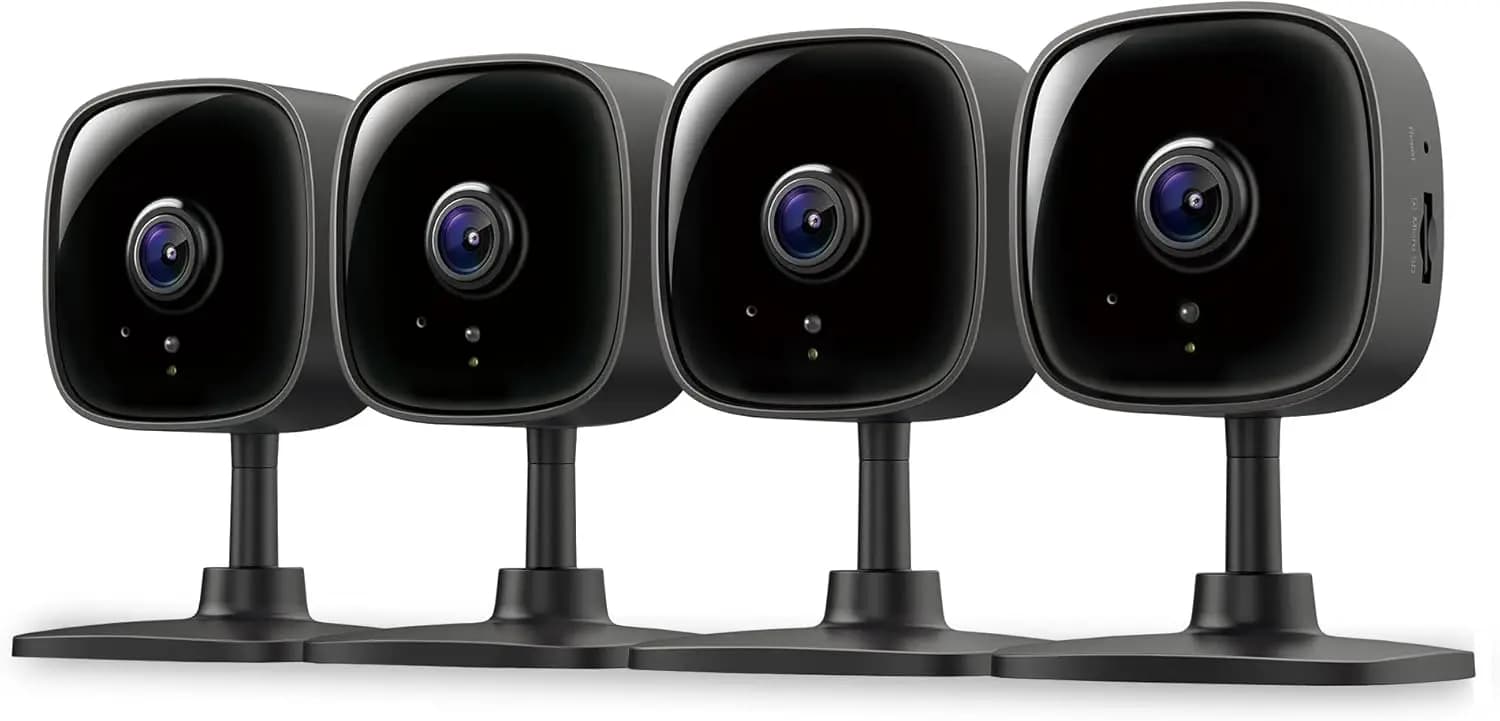 Telecamera di Sicurezza Cablata per Interni 1080P - Baby Monitor, Telecamera per Animali Domestici con Rilevamento del Movimento, Audio Bidirezionale, Visione Notturna