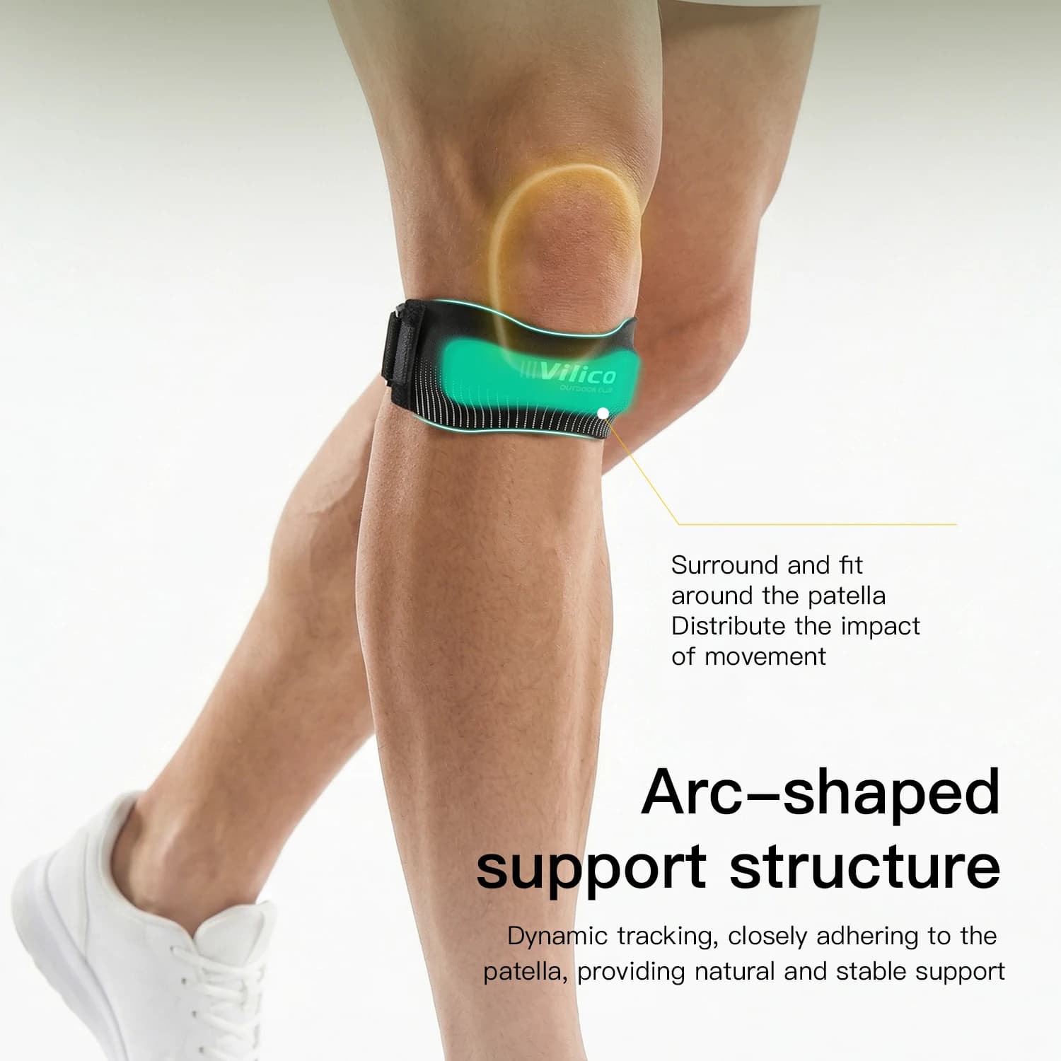 1 Pezzo Ginocchiera in Rame per Sollievo dal Dolore da Artrite - Ginocchiera Compressiva in Rame per Dolori al Ginocchio, per Sport e Alleviamento del Dolore al Ginocchio