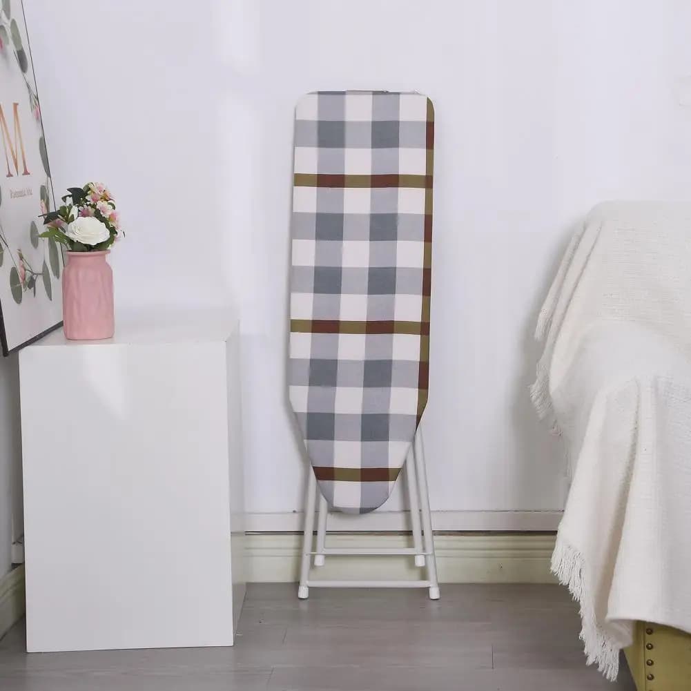2 pz/set 42 pollici tavolo da stiro da tavolo con poggiaferro altezza regolare copertura rimovibile resistente al calore pieghevole mini asse da stiro