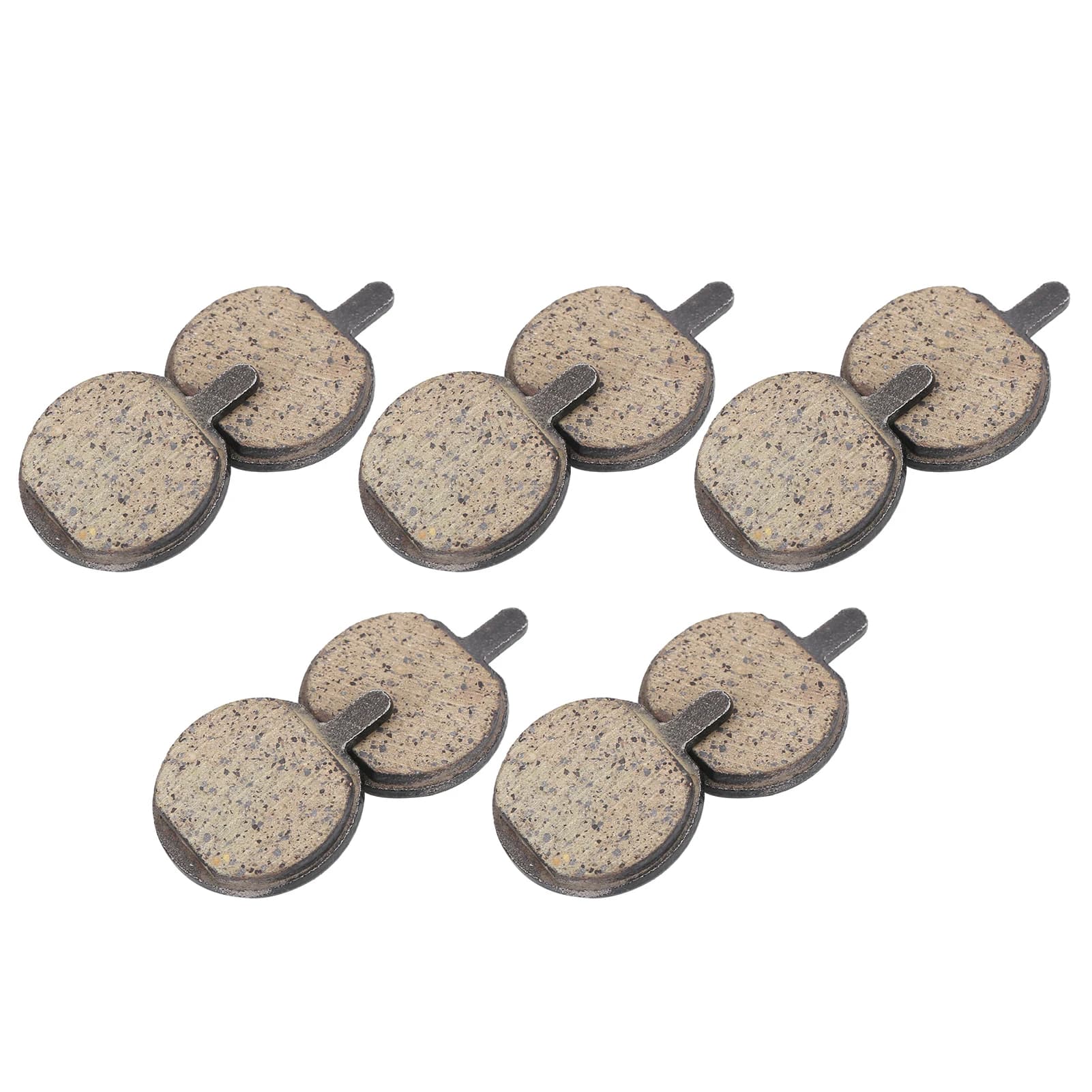 Pastiglie freno semi-metalliche 5 paia, ricambio per freni a disco, componenti in resina semi-metallica per biciclette e mountain bike