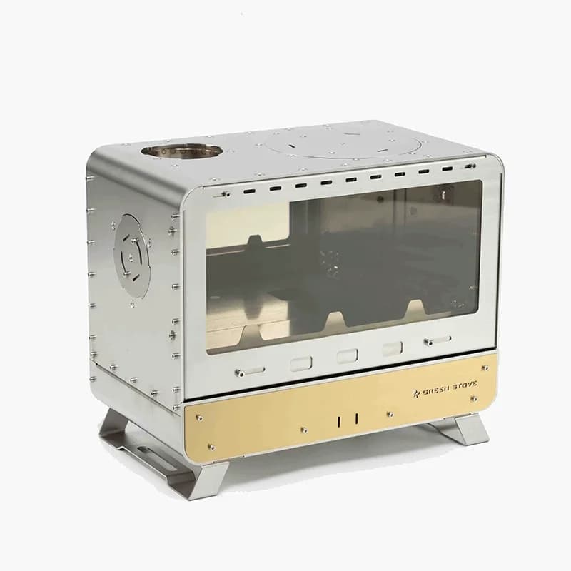 Desktop Master Stufa a legna da esterno Tenda da campeggio portatile Stufa riscaldante Stufa da tavolo Forno multifunzionale