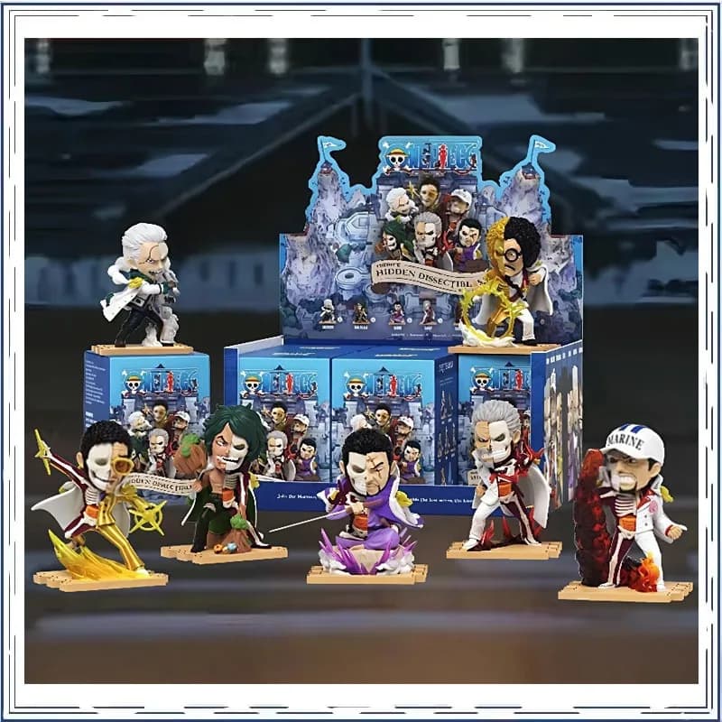 ONE PIECE Semi-anatomical Blind Box Series Periphery Action Figure Doll Gift Toy Ornament Collectible Model Toy