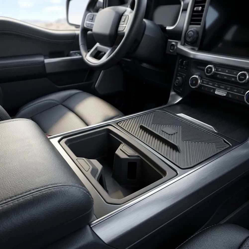 2Pcs ABS Plastic Center Console Cup Holder Insert Cover For Toyota 2024-2026 Car Interior Decoration Parts